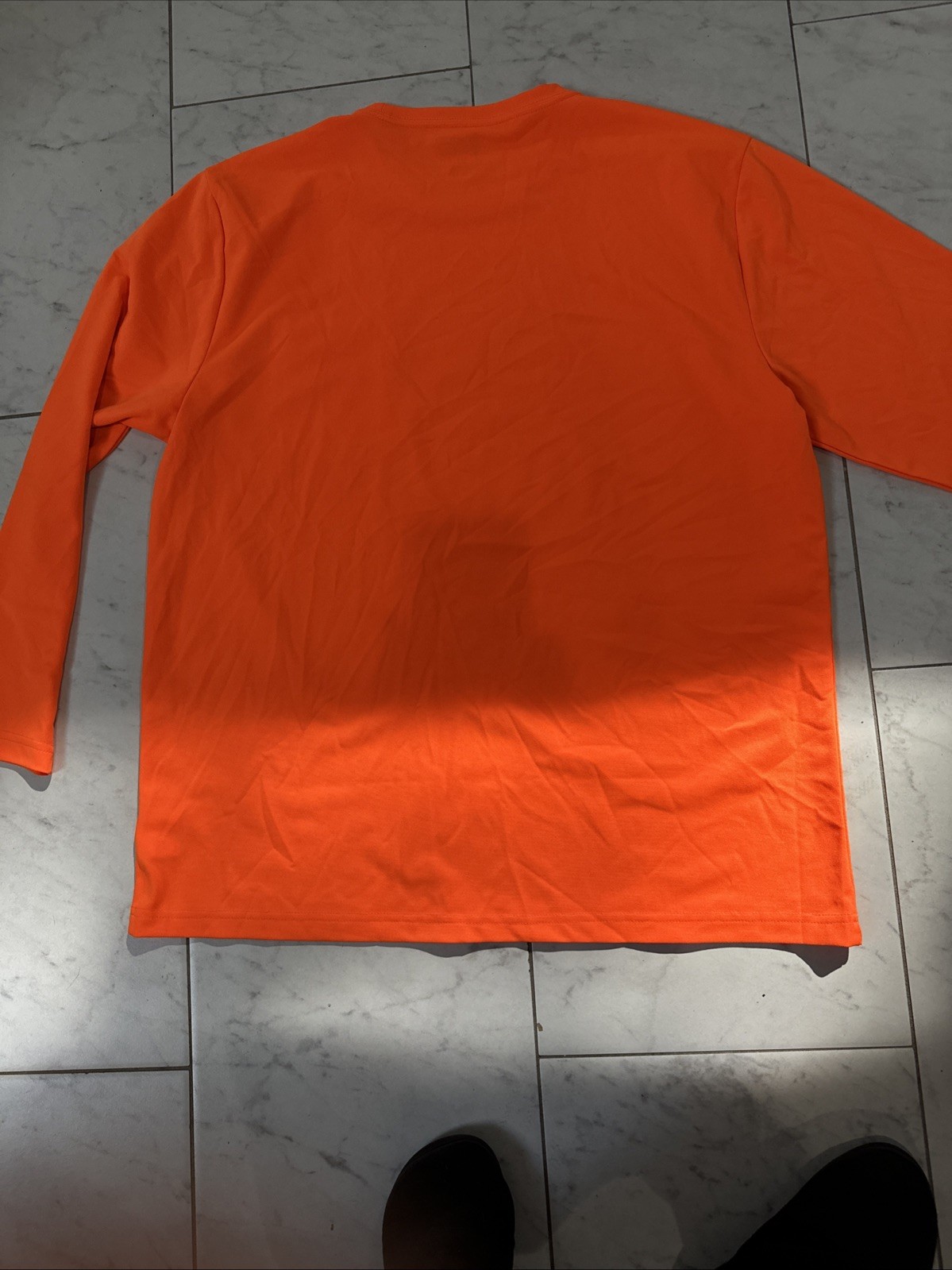 Dickies Performance Long Sleeve Pullover Shirt w/ Pocket Orange Mens XL BNWOT gallery