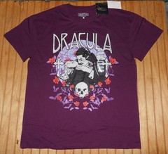 Universal Monsters Dracula Official Licensed Purple T Shirt Size Large