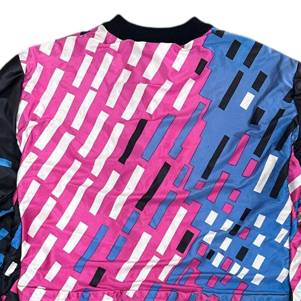Vintage Cycling Jersey Top Full Zip Thick Warm Retro 90s Multicoloured Mens 3XL gallery