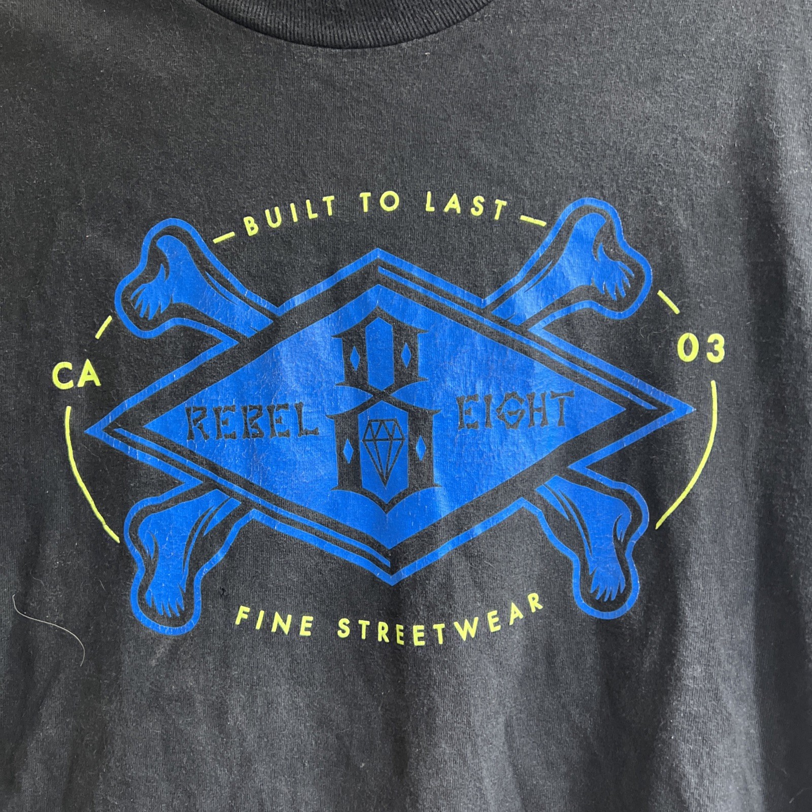 Rebel 8 Eight Graphic T Shirt Men's XL Short Sleeve Front Graphic Rebel8 gallery