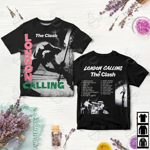 The Clash LONDON CALLING All Over Shirt 3D polyester Shirt All Size P69.223 gallery