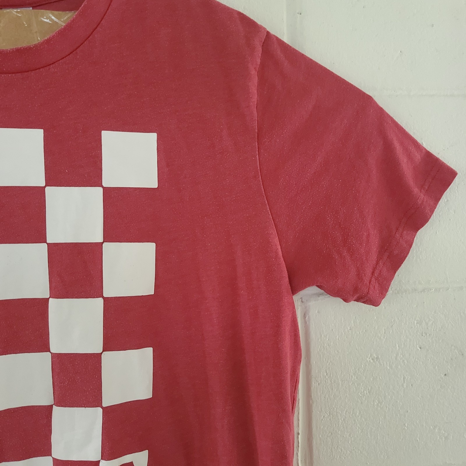 Pizza Hut Red Merch Tee Shirt Sz LG Checkboard Official Merchandise IQ Apparel gallery