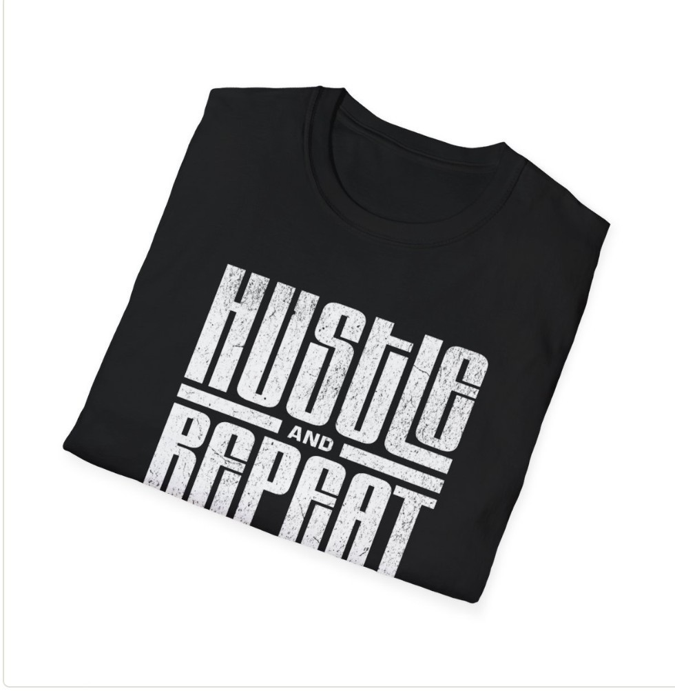 Unisex Softstyle T-Shirt Hustle And Repeat gallery
