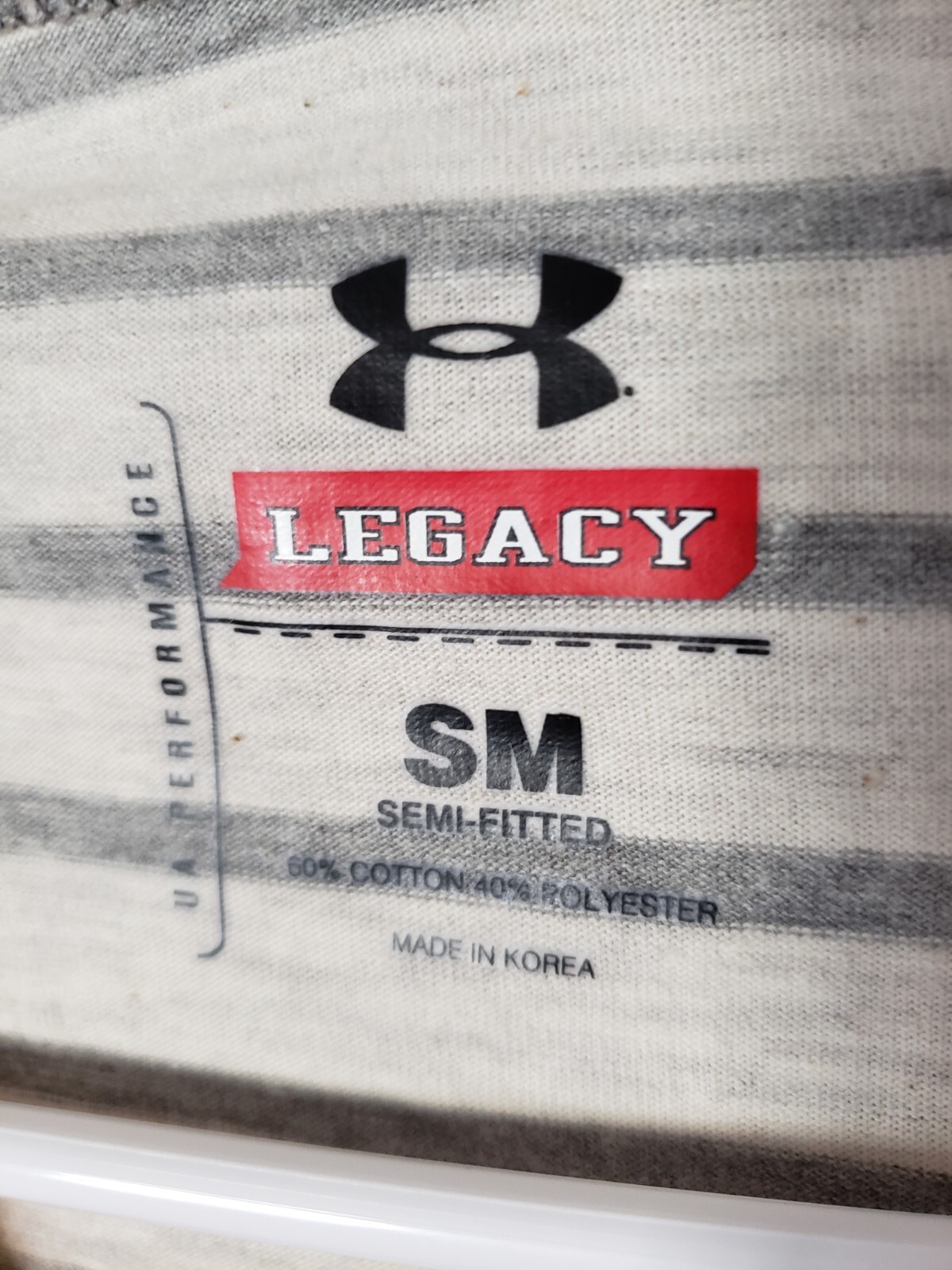 NWT UNDER ARMOUR LEGACY MENS SMALL SEMI-FITTED..SHIRT NEW WITH TAGS LOOK.. gallery