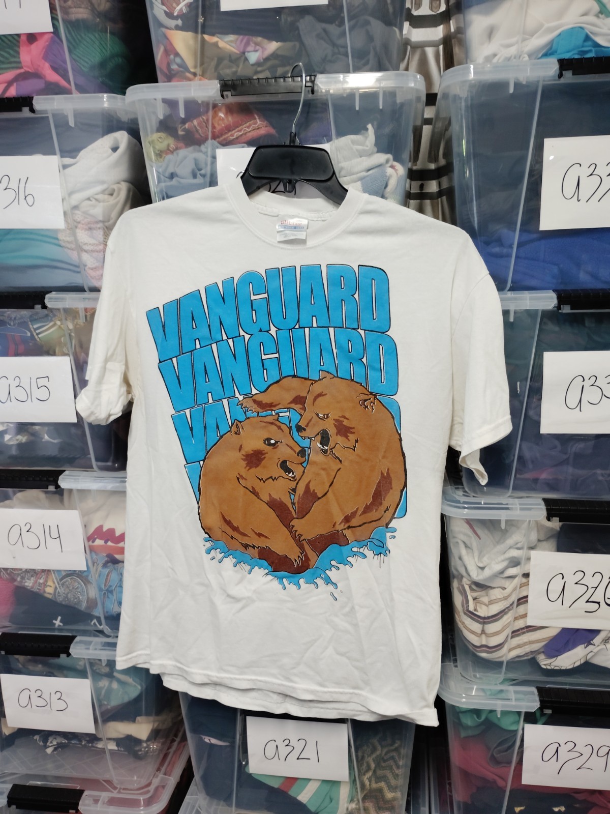 Vanguard Fighting Bears Graphic Tee Hanes Large Fair A10ed gallery
