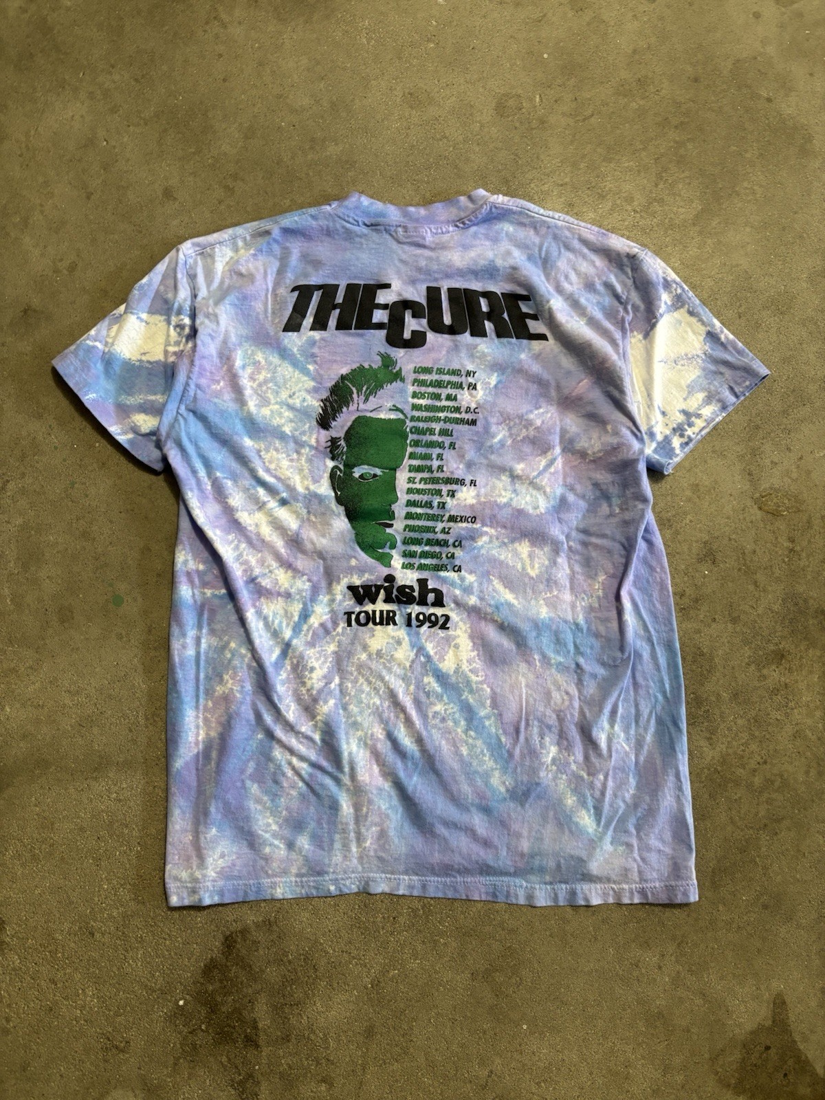 Vintage 1992 The Cure Wish Tour Band Tee Size XL Great Condition gallery