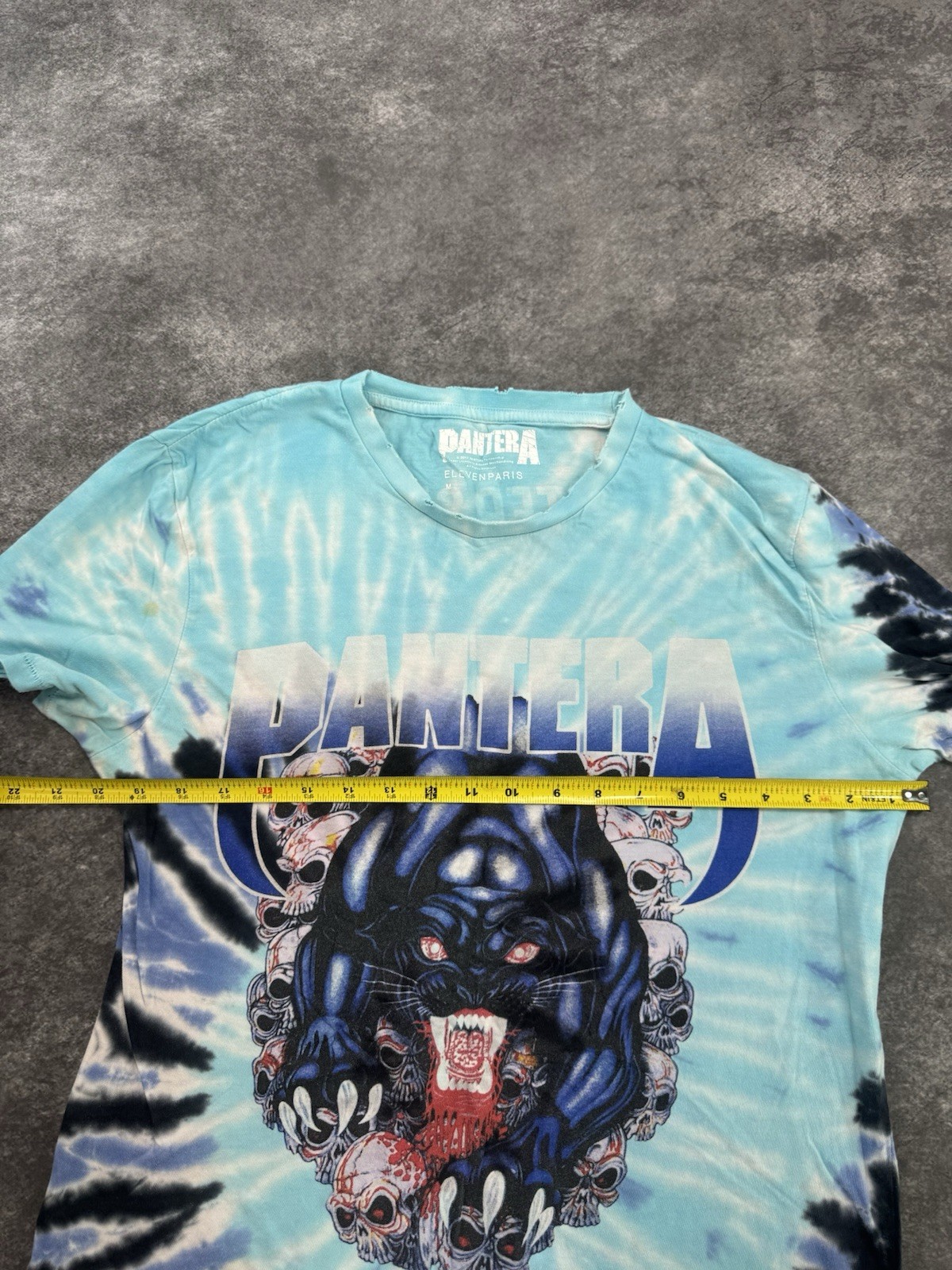 Pantera Projects in the Jungle Panther T-Shirt Size Medium Tie Dye Tee Rock Roll gallery