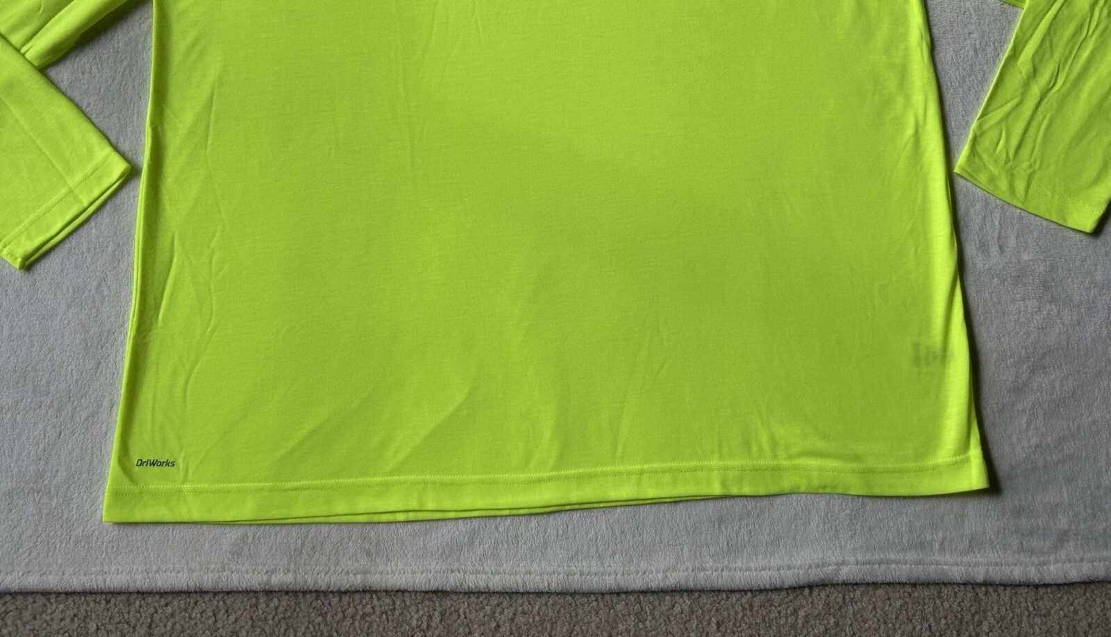 Athletic Works Men's Acid Yellow Moisture Wicking Tri-Blend T-Shirt Size 3XL NEW gallery