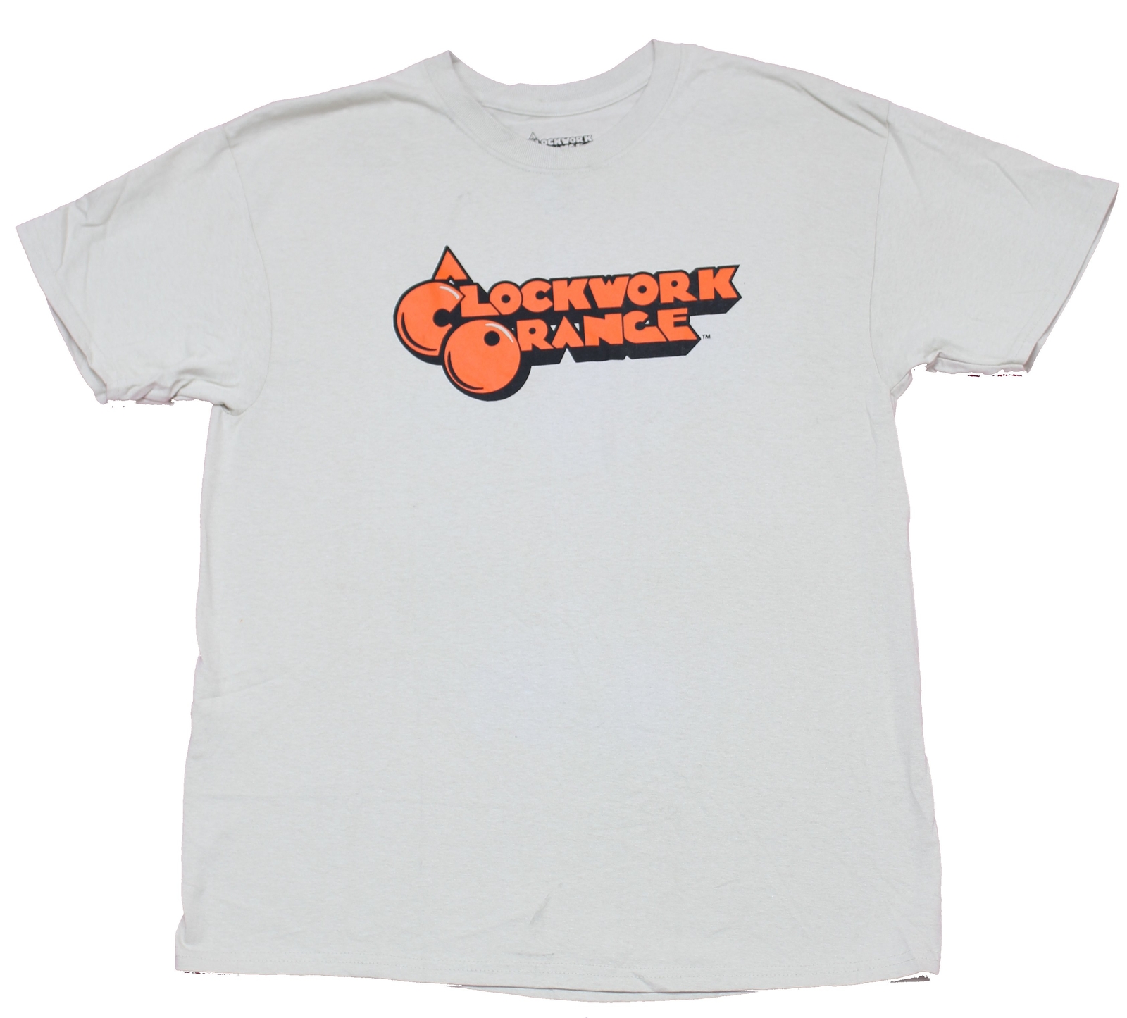 A Clockwork Orange Adult New T-Shirt - Word Logo Front & Kanji Poster Back gallery