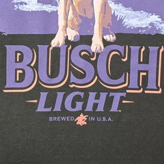 BUSCH LIGHT BEER Shirt MENS MEDIUM GREEN HUNTING DOG CASUAL FISHING Brew USA NWT