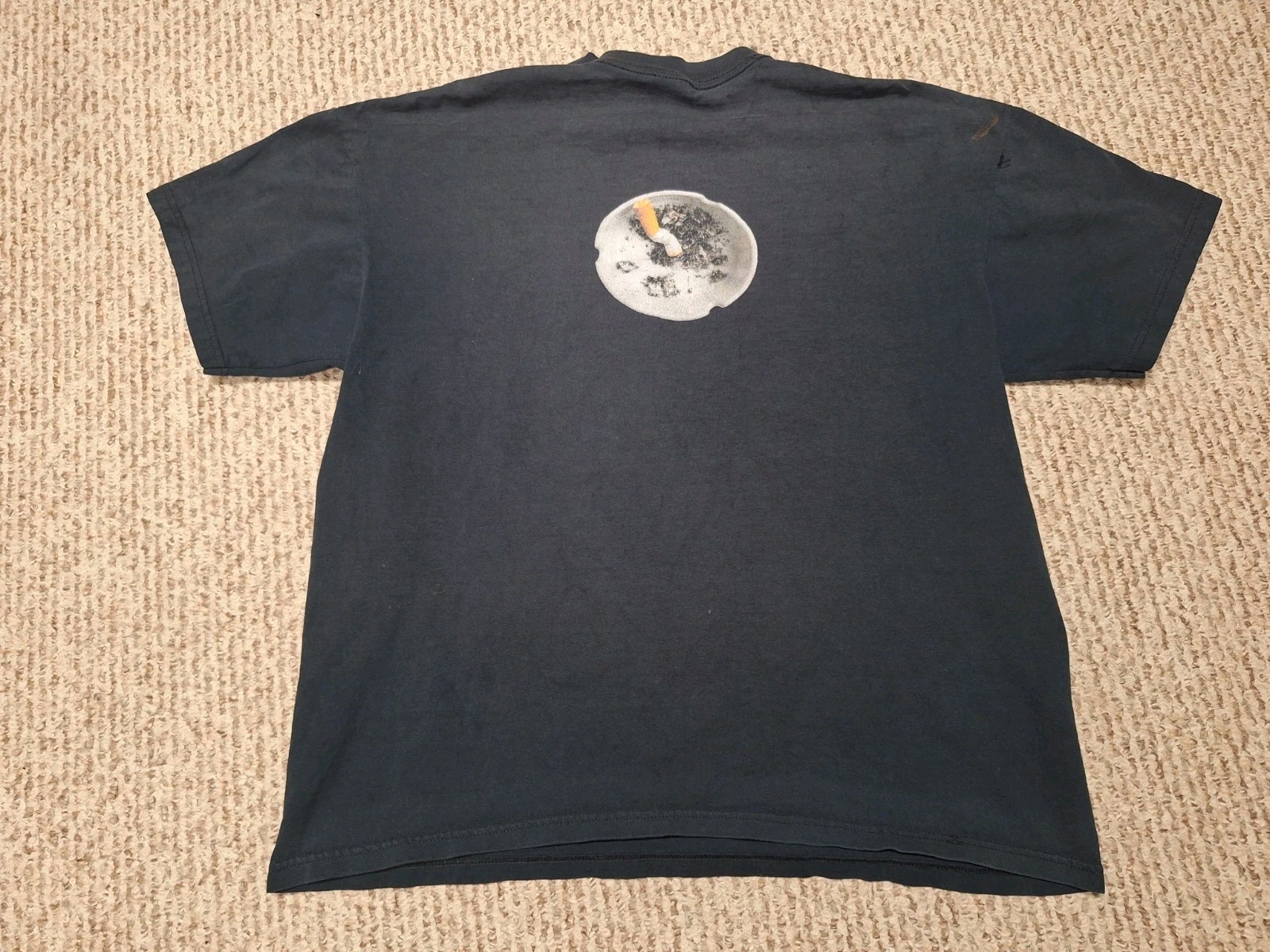 Vintage 00s Westchester Anti Smoking Cigarette XL T-shirt Grunge Distressed gallery