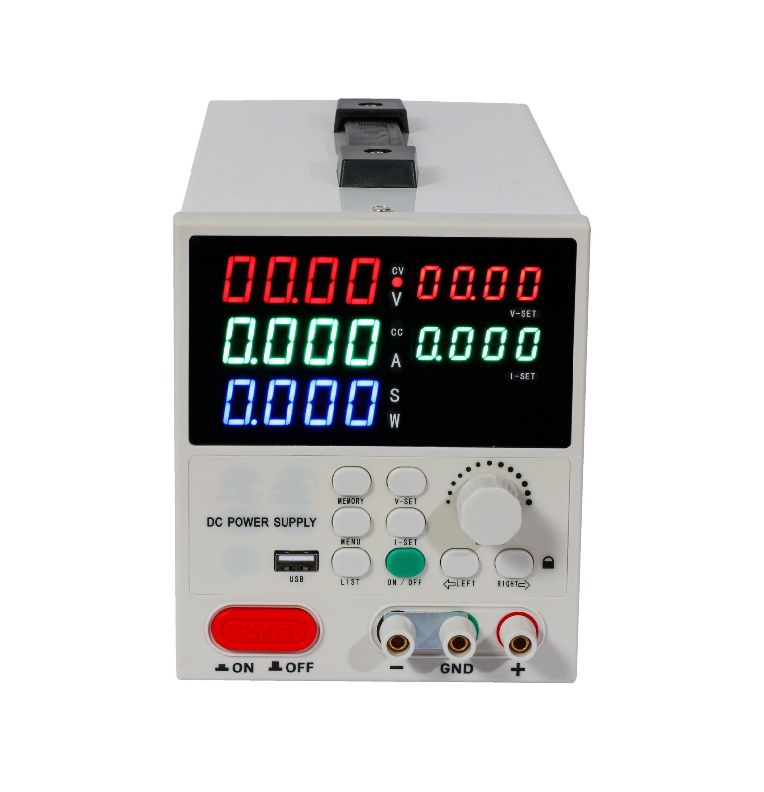 adjustable 0-120.0V 0-3.000A with MCU can MODBUS  RS485/RS232/USB