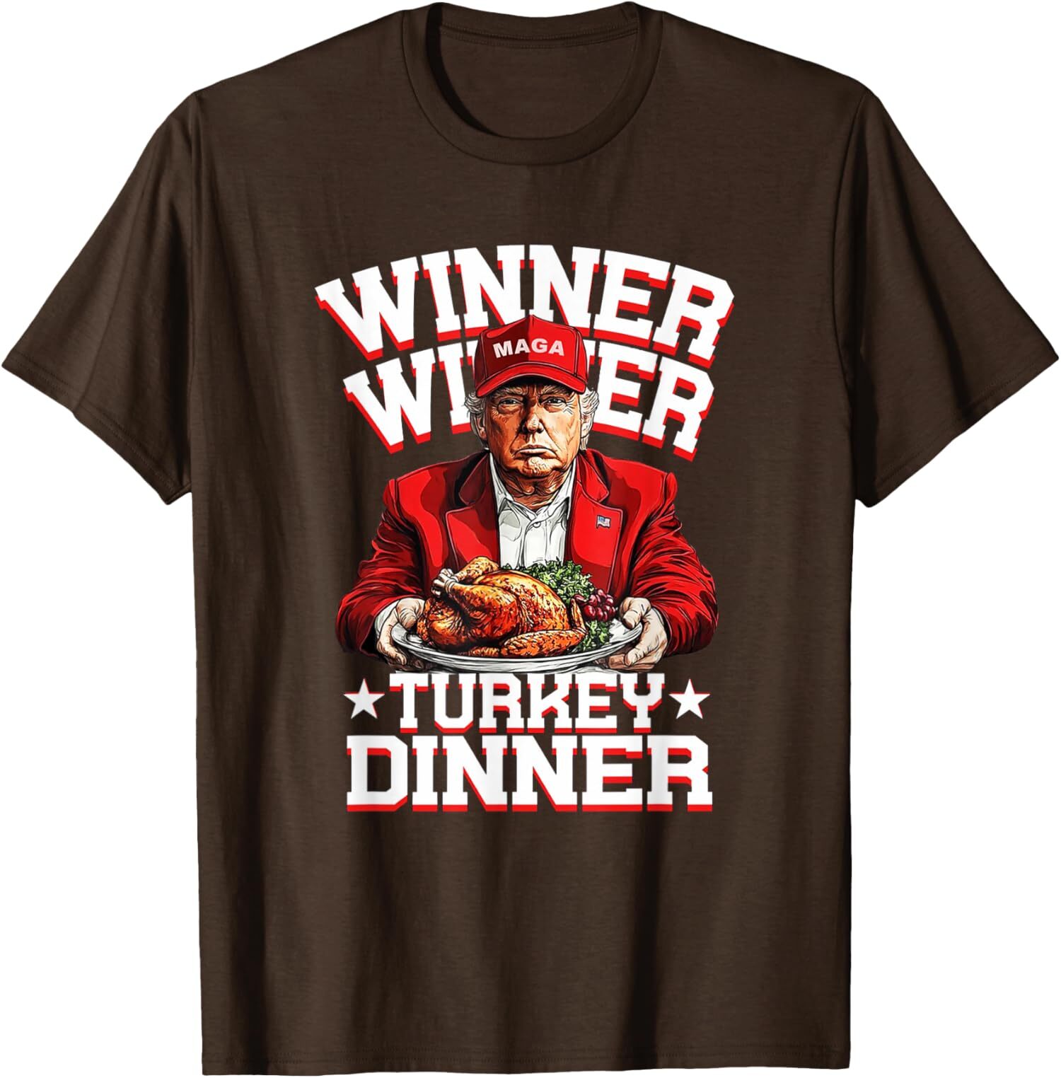 Trump Winner Winner Turkey Dinner Funny Thanksgiving Unisex T-Shirt gallery