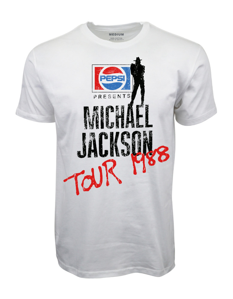 JACKSON 1988 TOUR GRAPHIC WHITE TSHIRT