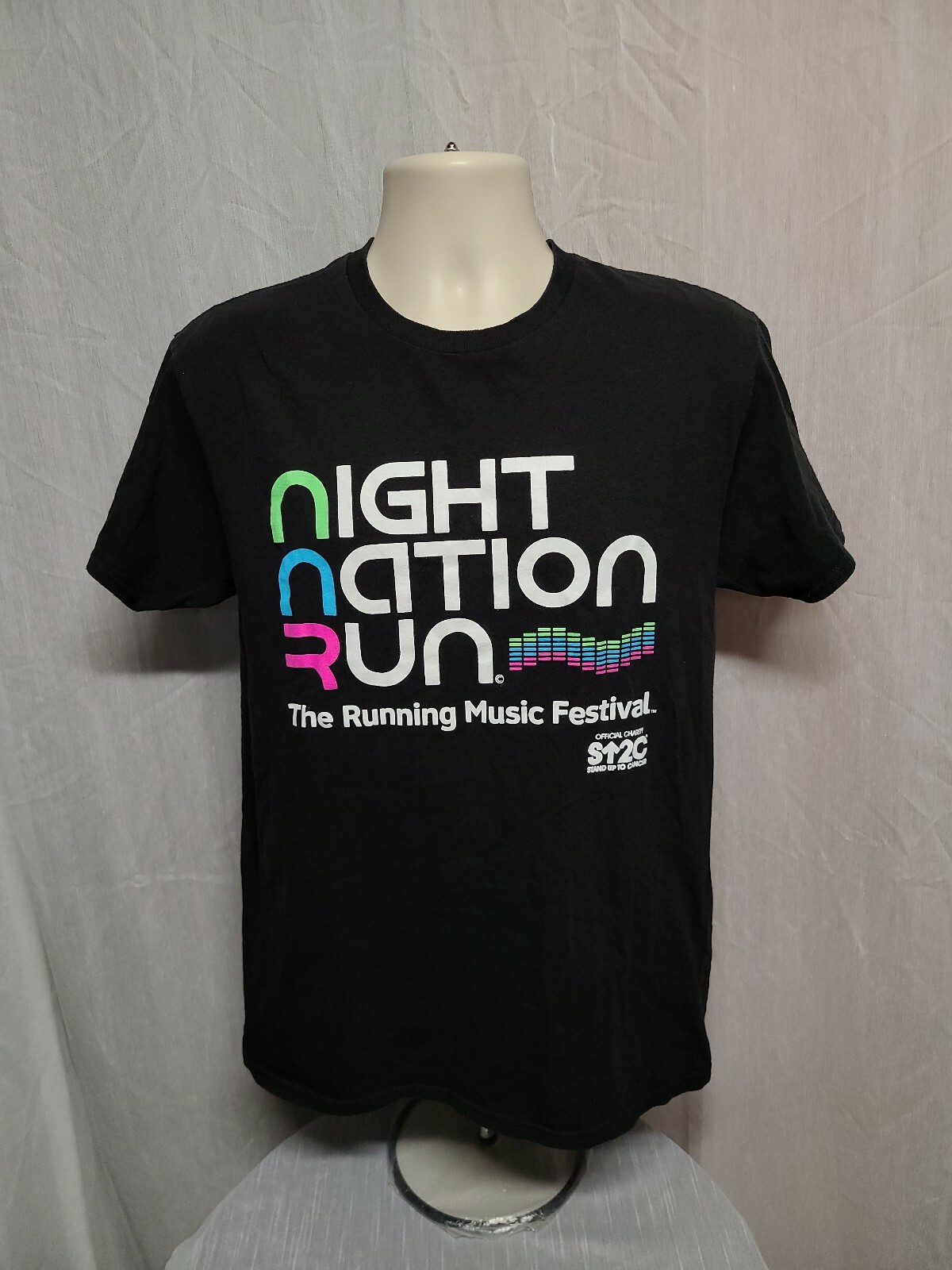 Night Nation Run The Running Music Festival Adult Medium Black TShirt gallery