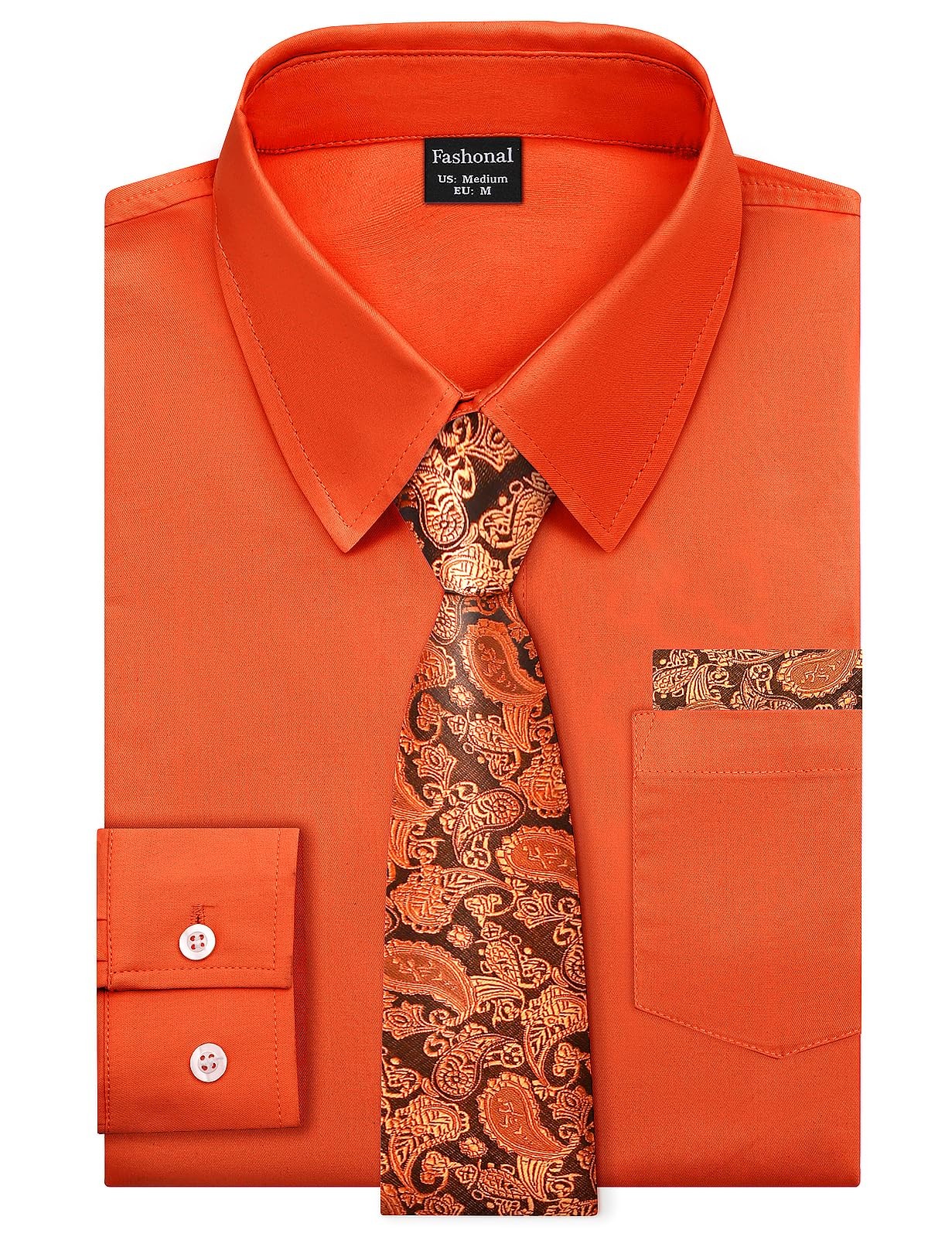 Fashonal Halloween Shirt Men, Men's Dress Shirt and Tie Set Party Festival gallery