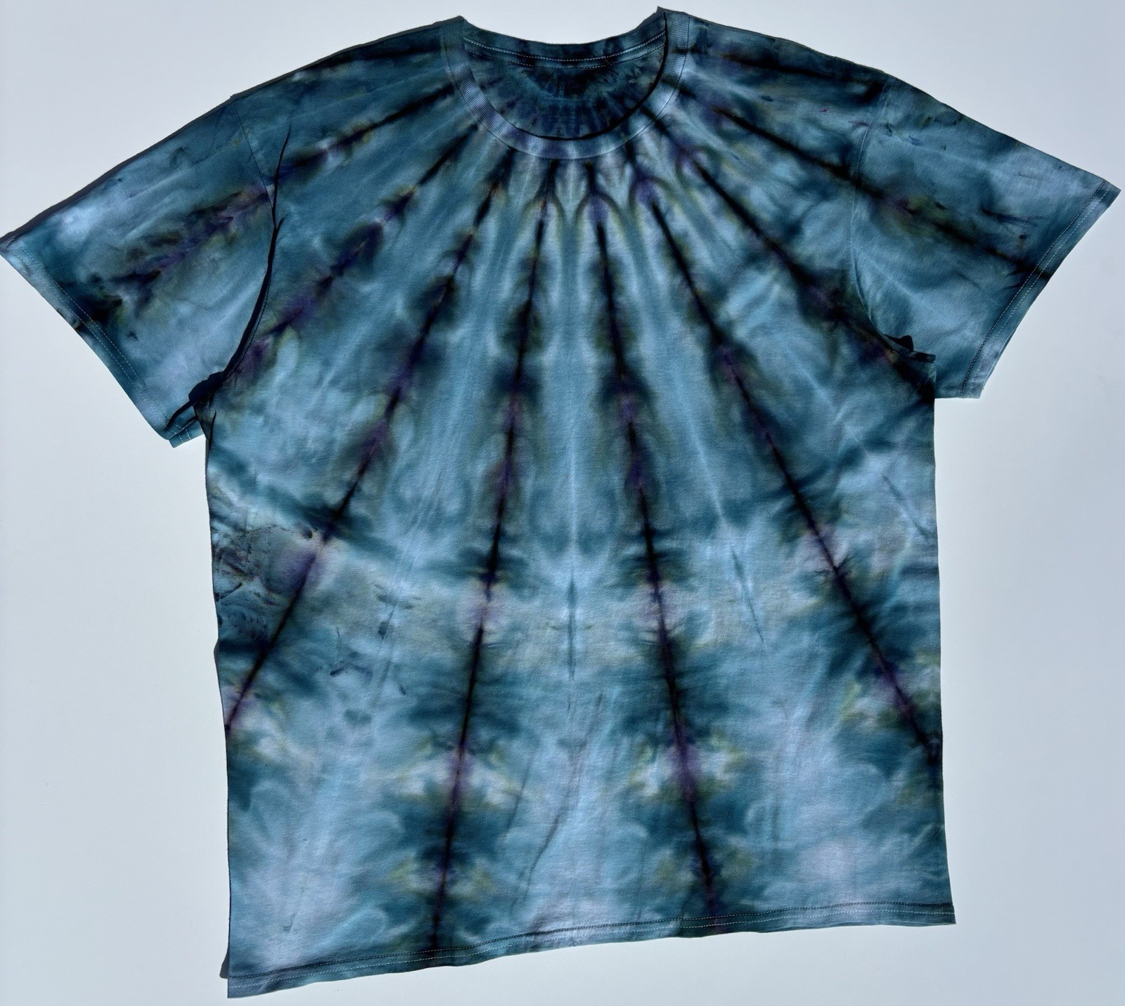Handmade Ice Tie Dye Adult T-Shirt Unisex Size XL Multicolored Gildan Tee NEW gallery