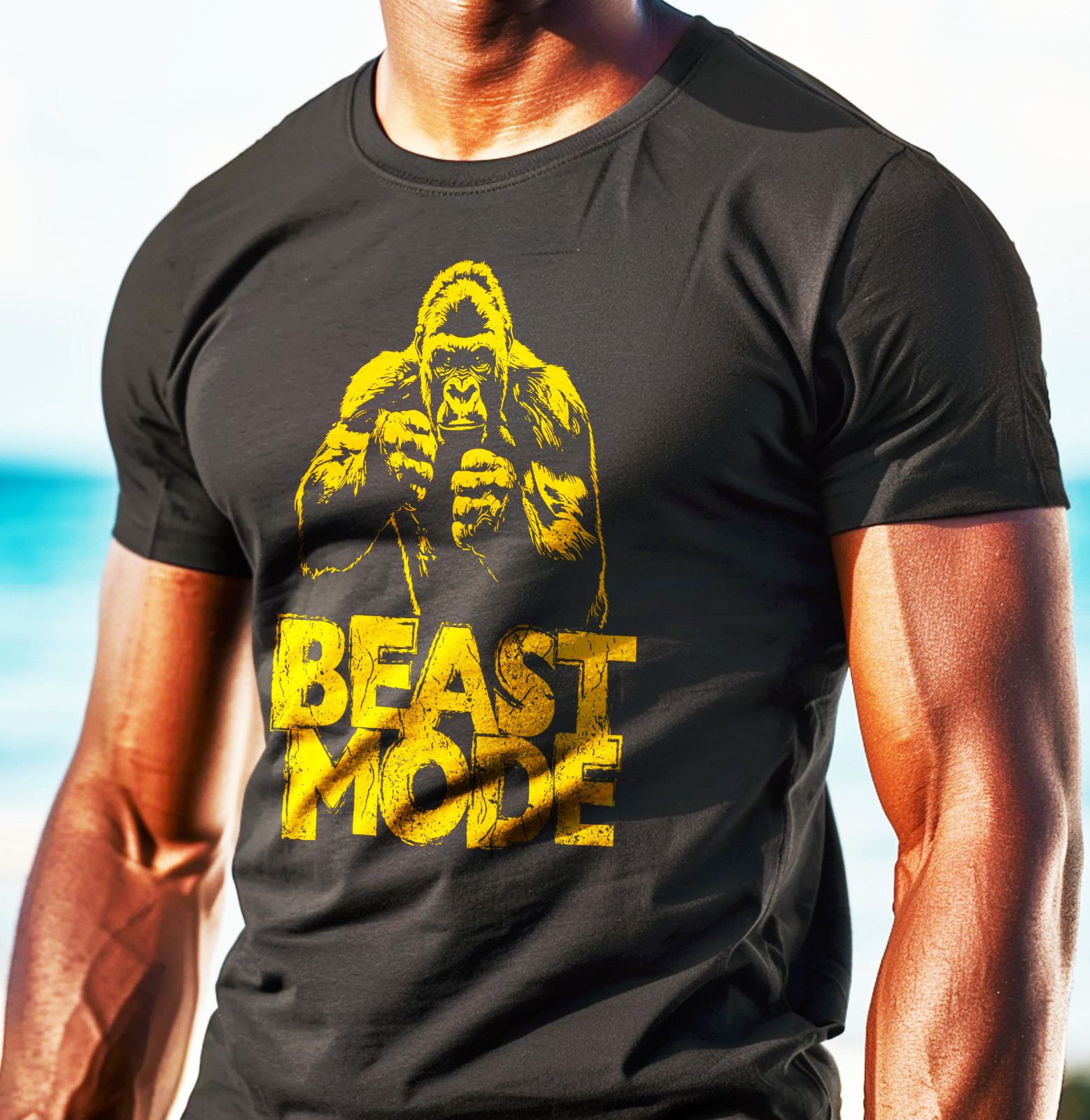 Gorilla Boxer Gym Clothing Bodybuilding Training Workout Boxing MMA T-Shirt gallery