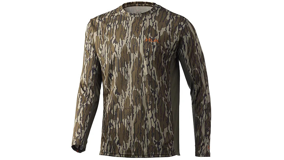HUK Icon X Mossy Oak Bottomland Long Sleeve H1200453-922- CHOOSE YOUR SIZE! gallery