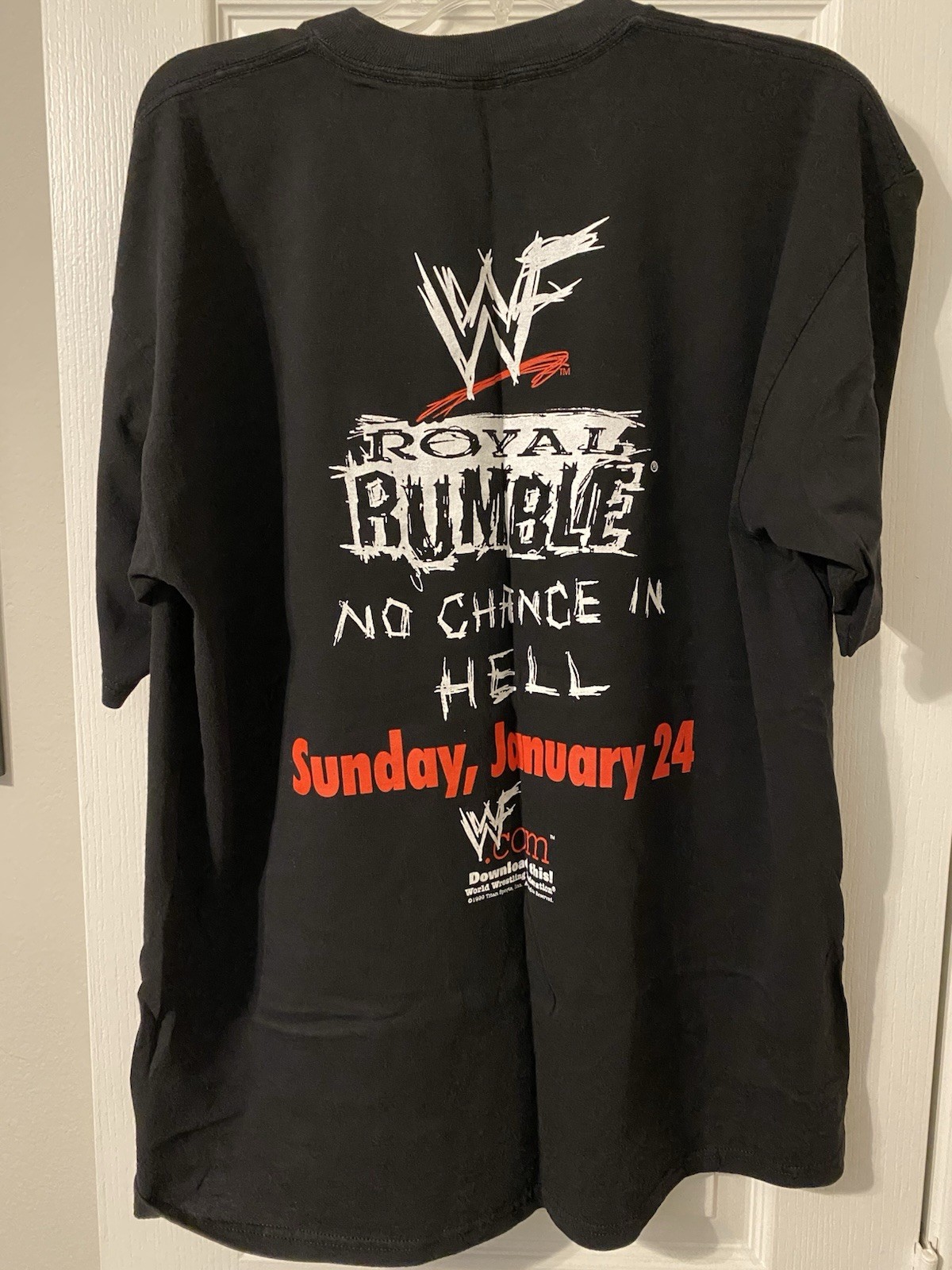 XL WWF Royal Rumble 1999 "No Chance in Hell" Vintage Tee gallery