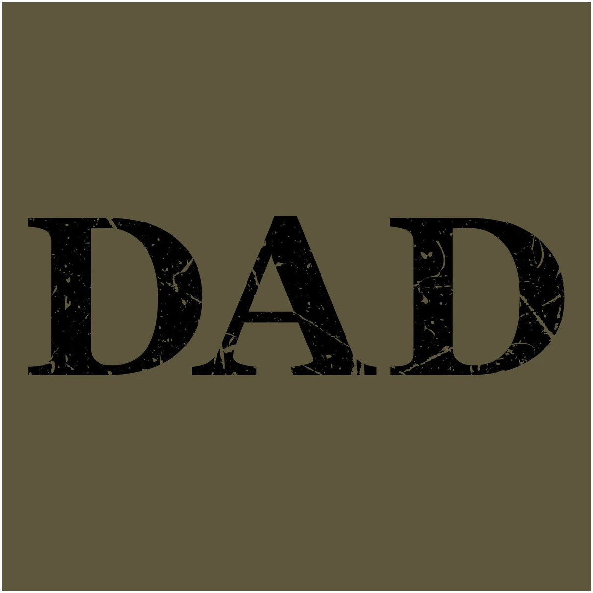 Grunt Style Dad Defined T-Shirt - Military Green/Black gallery