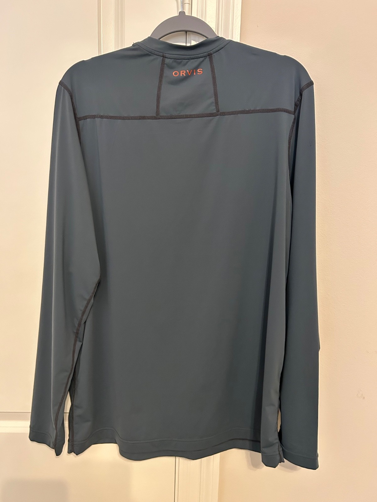 Men's Orvis Sun Defense Crew Long Sleeve Medium Storm Gray gallery