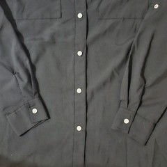 Lucky & Blessed Rock N Roll Studded Rodeo Shirt Black Size Small Western