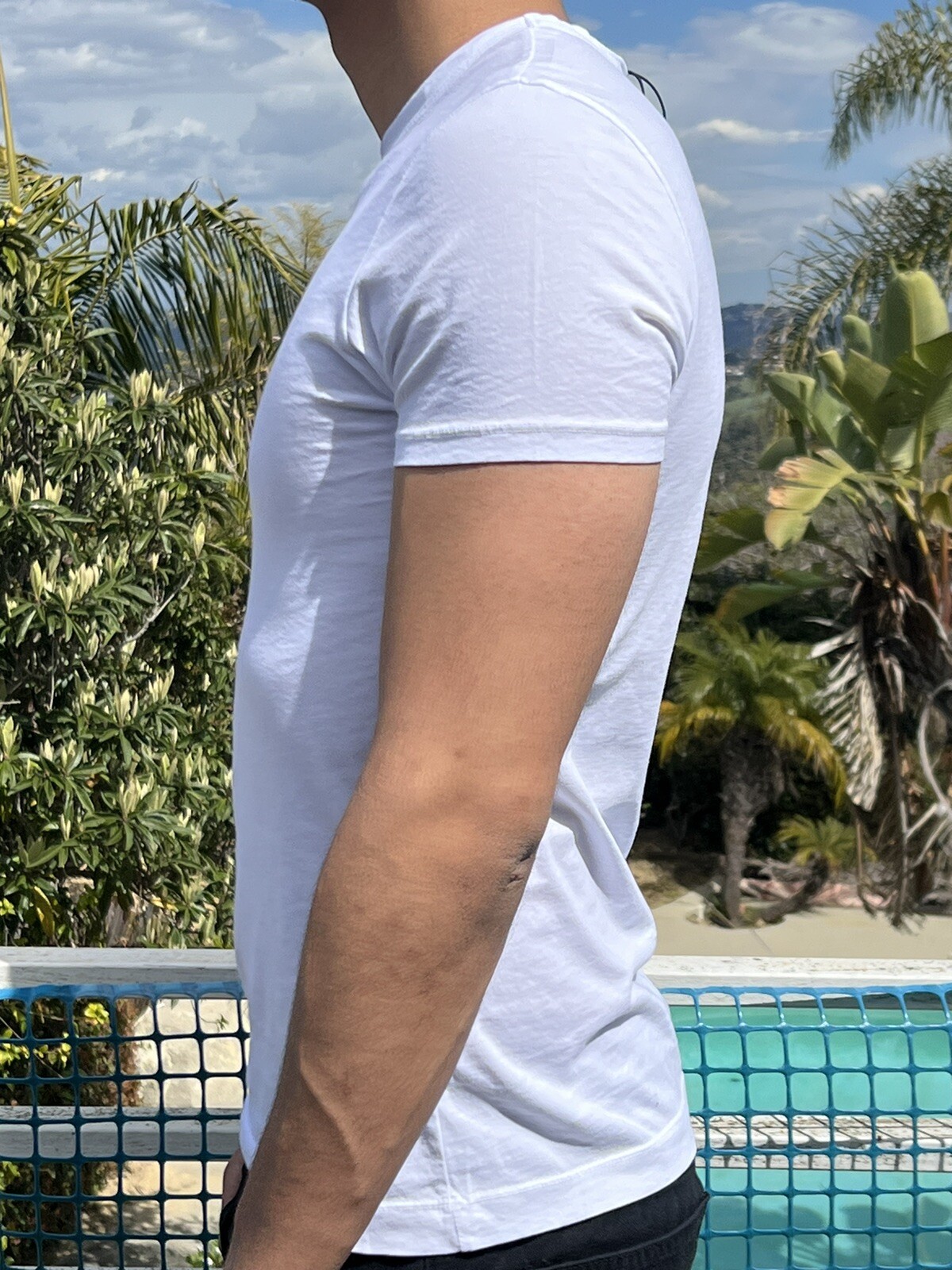 NWT Men Buck Mason 100% Pima COTTON Classic Straight Hem White T-Shirt Tee gallery