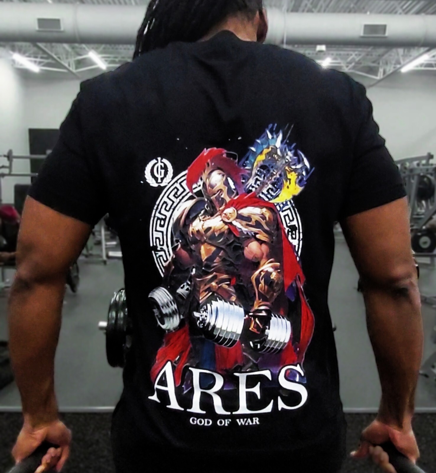 Iron Gods Ares Gym T-Shirt Pump Cover Gym Outfit Ares God Of War Tee Gym Tee gallery