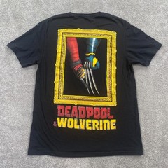 Marvel Studio Men’s Deadpool & Wolverine T-Shirt Short Sleeves Size M Black