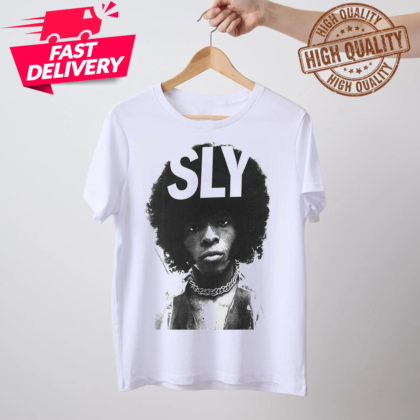 Sly Stone 1943 2025 In Memory Shirt White Unisex S-5XL 1P0257