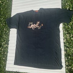 Men’s T-shirt Iceberg History Scooby Doo Graphic Size XXXL Black Cartoon Tee