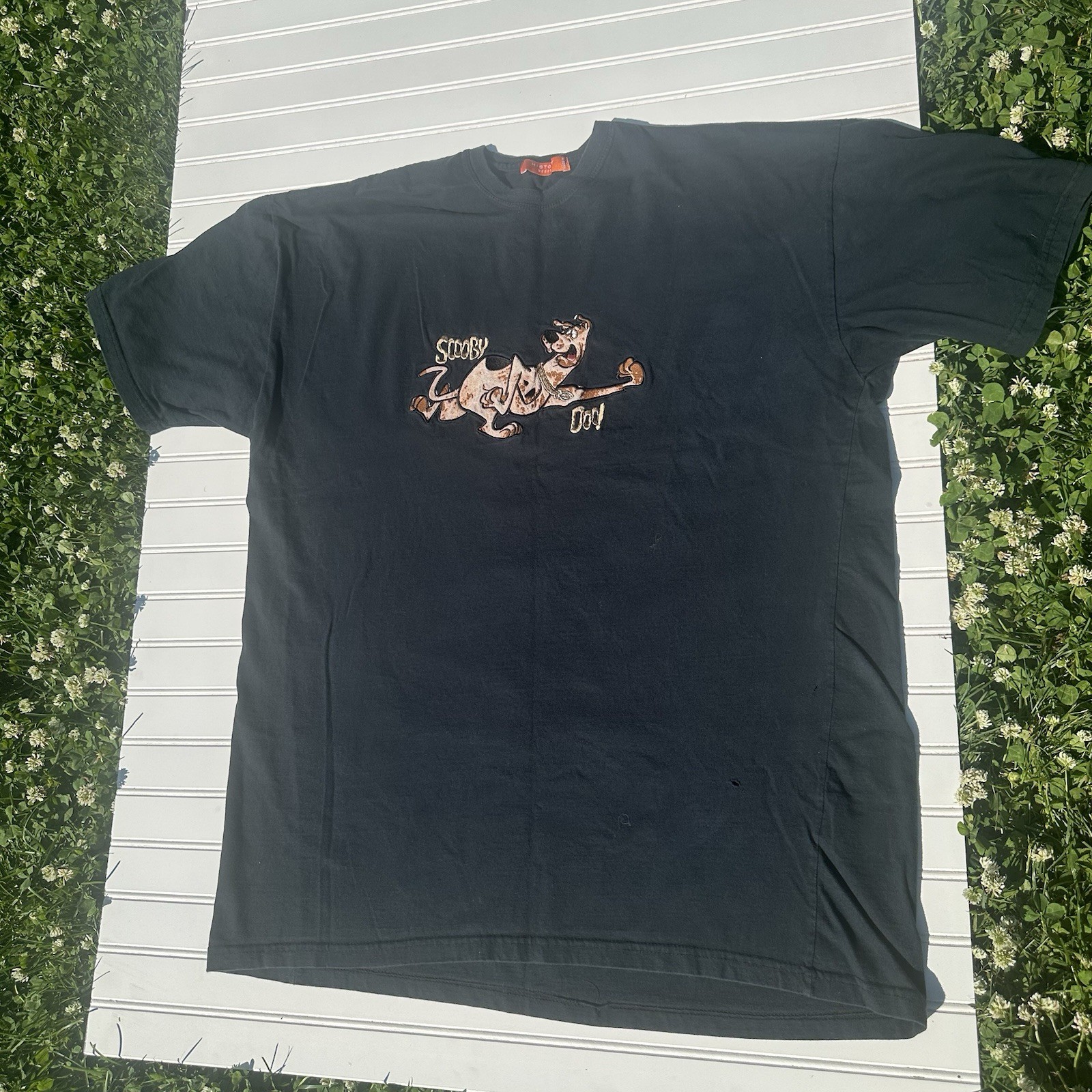 Men’s T-shirt Iceberg History Scooby Doo Graphic Size XXXL Black Cartoon Tee
