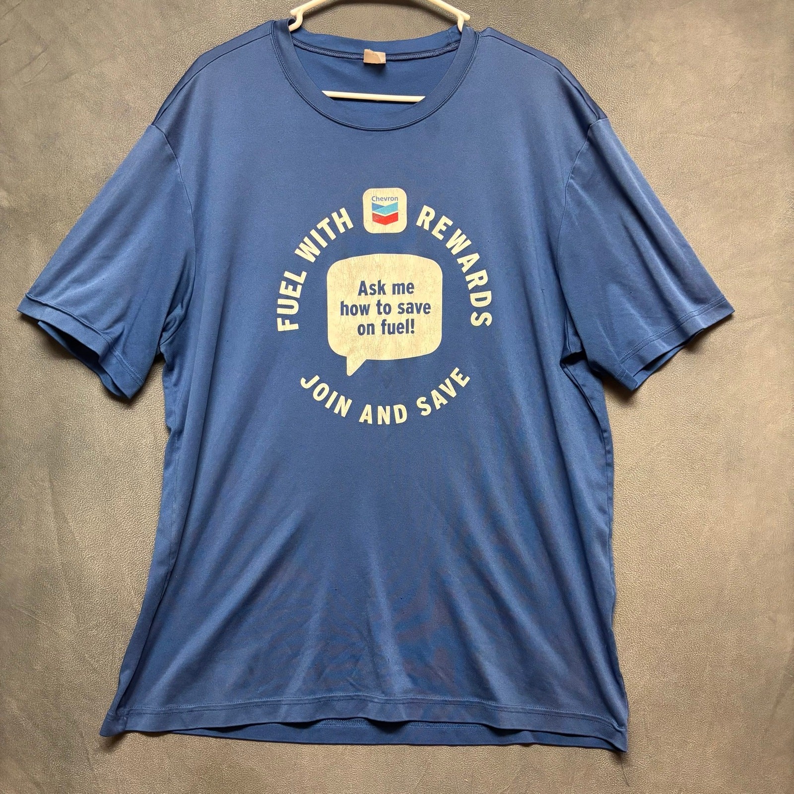 Sport-Tek Chevron Fuel Rewards Graphic Performance Tee 2XL Blue gallery