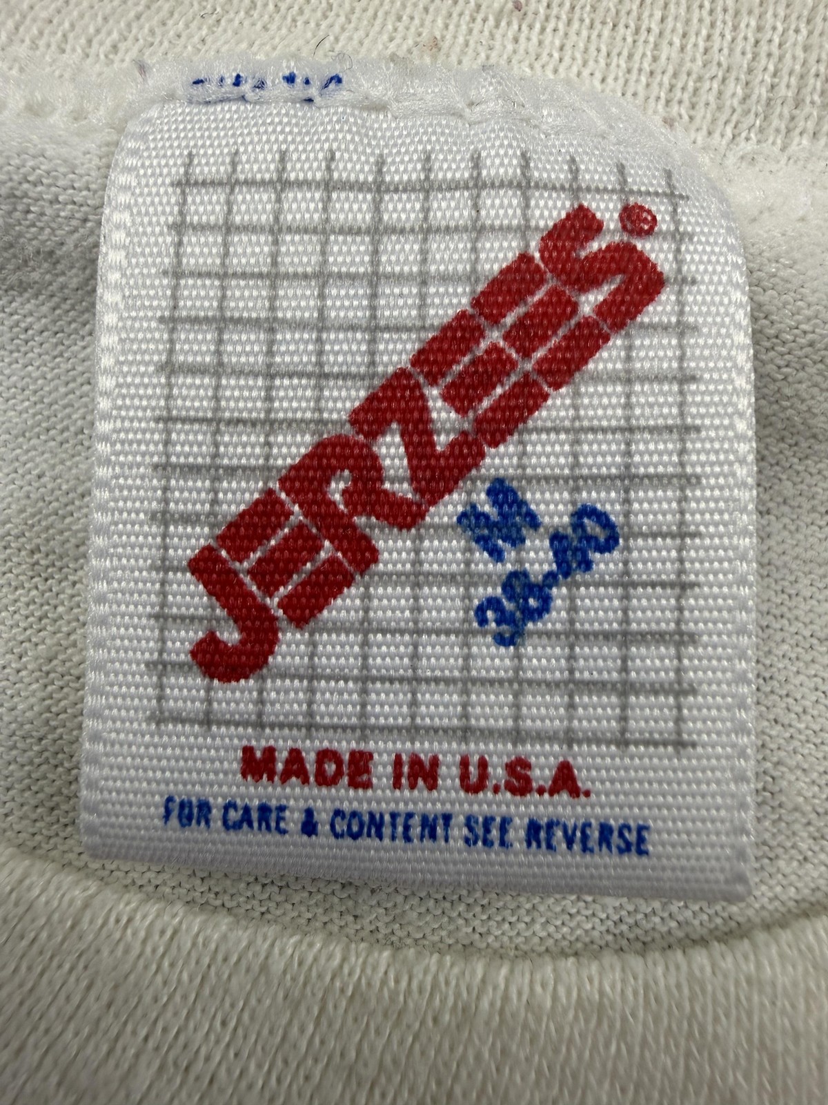 Vintage Jerzees Shirt Mens Medium White Llama CDB Animal Graphic Tee USA VTG gallery