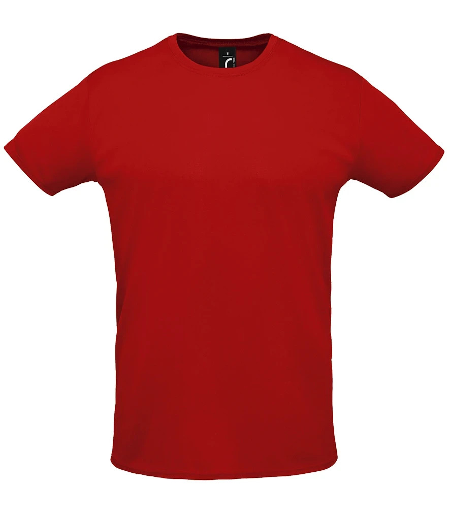Recycled Polyester T-Shirt SOLS Unisex Breathable Wicking Short Sleeve Tee gallery