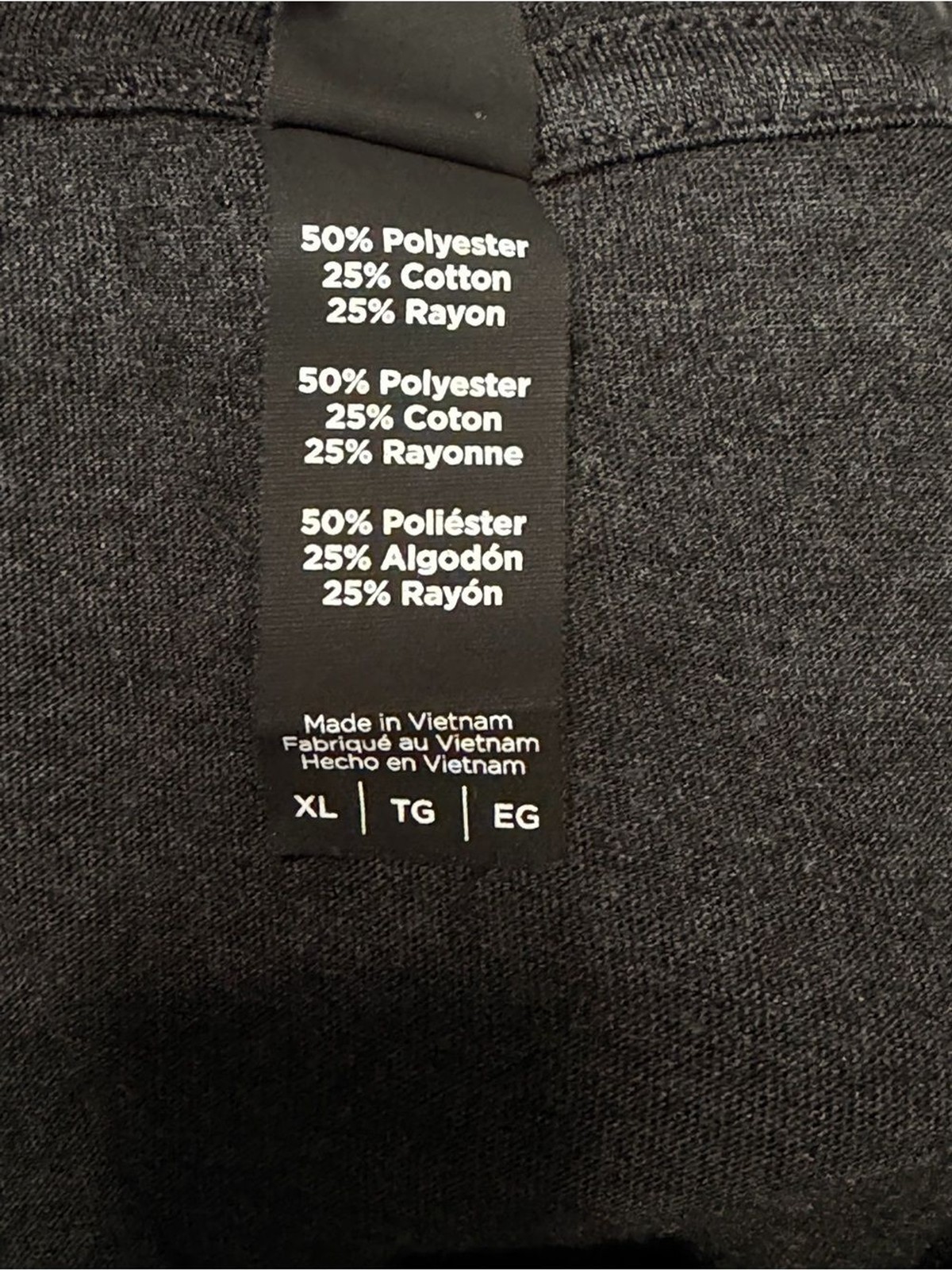 District Black Long-Sleeve Hooded Tee with Orange Badge gallery