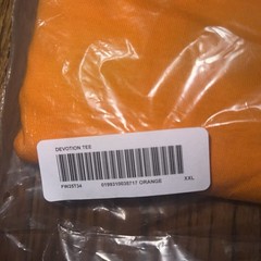 In-Hand Supreme Devotion Tee Orange Size: Extra Extra Large