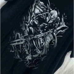 Ei-lo Black Star Wars Mandalorian Cotton Tee T-Shirt Men’s Size XL EUC