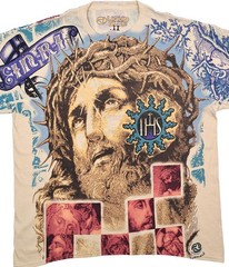 Jesus Creme T-Shirt Liquid Blue