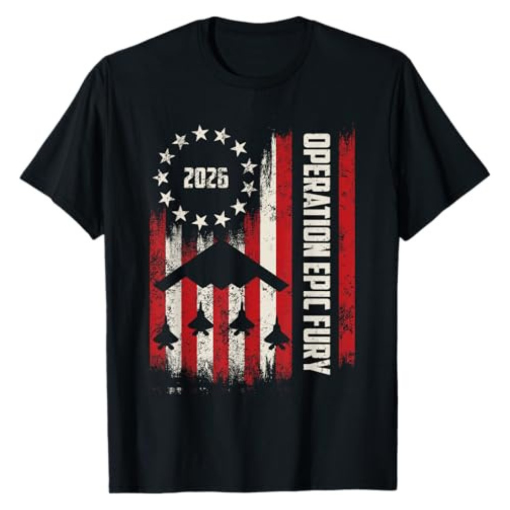 Operation Epic Fury American Flag Sweatshirt T-shirt