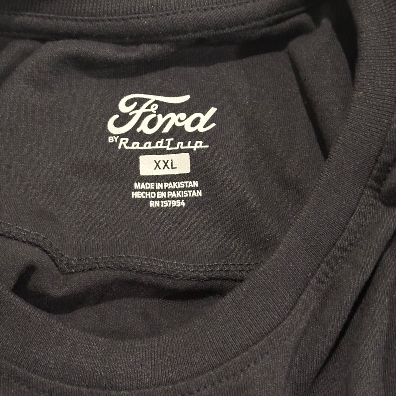 Ford Road Trip T-Shirt Mens XXL Black Retro Santa Monica Mustang Fever Graphic gallery