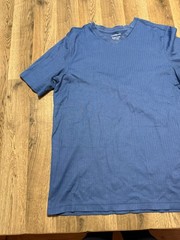 Croft & Barrow Shirt Men’s Size Large Tall, Blue, V-neck, Easy Care