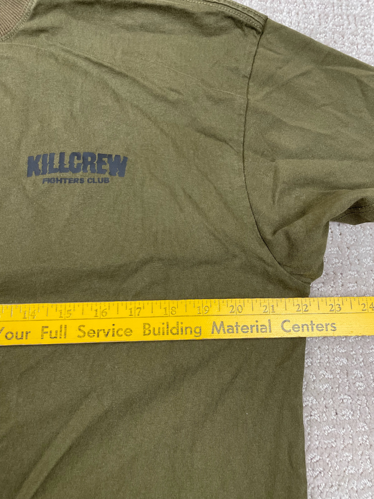 Kill Crew T Shirt Mens 2XS Black Porrada Series Fighters Club Green Short Sleeve gallery
