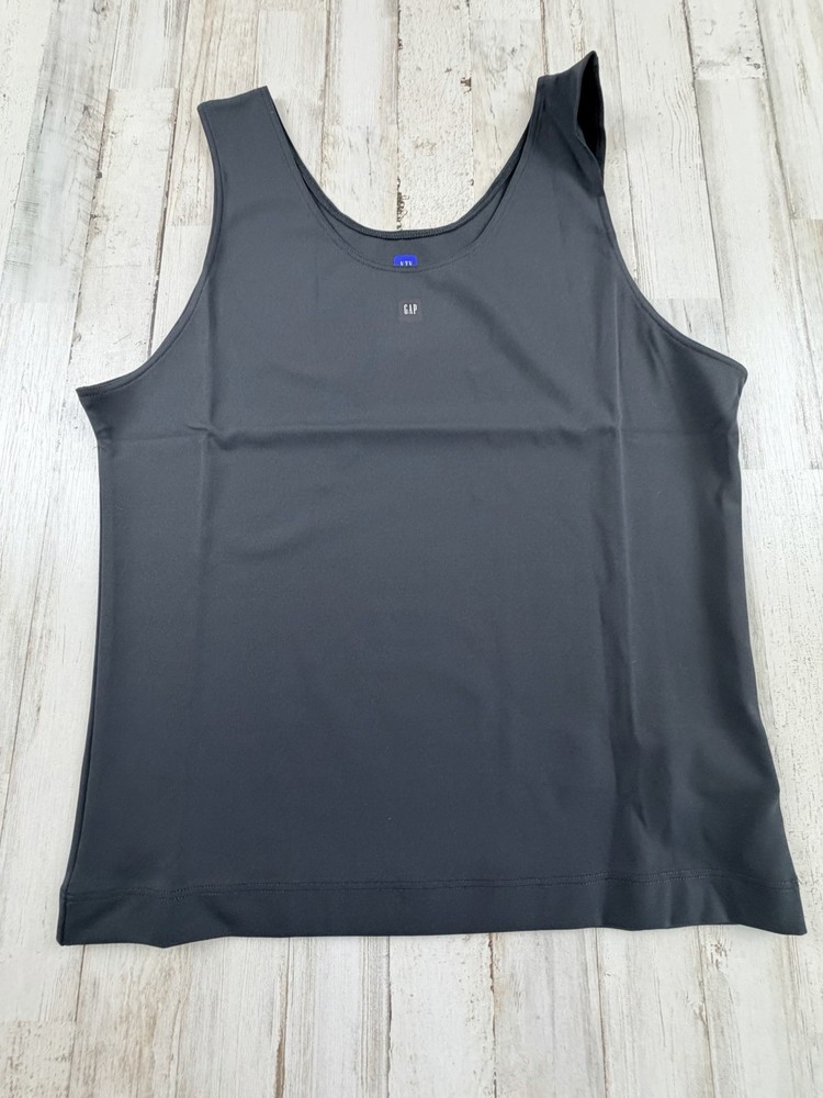 Yeezy Gap Balenciaga Second Skin Sleeveless Tank Top Shirt Black Size Medium