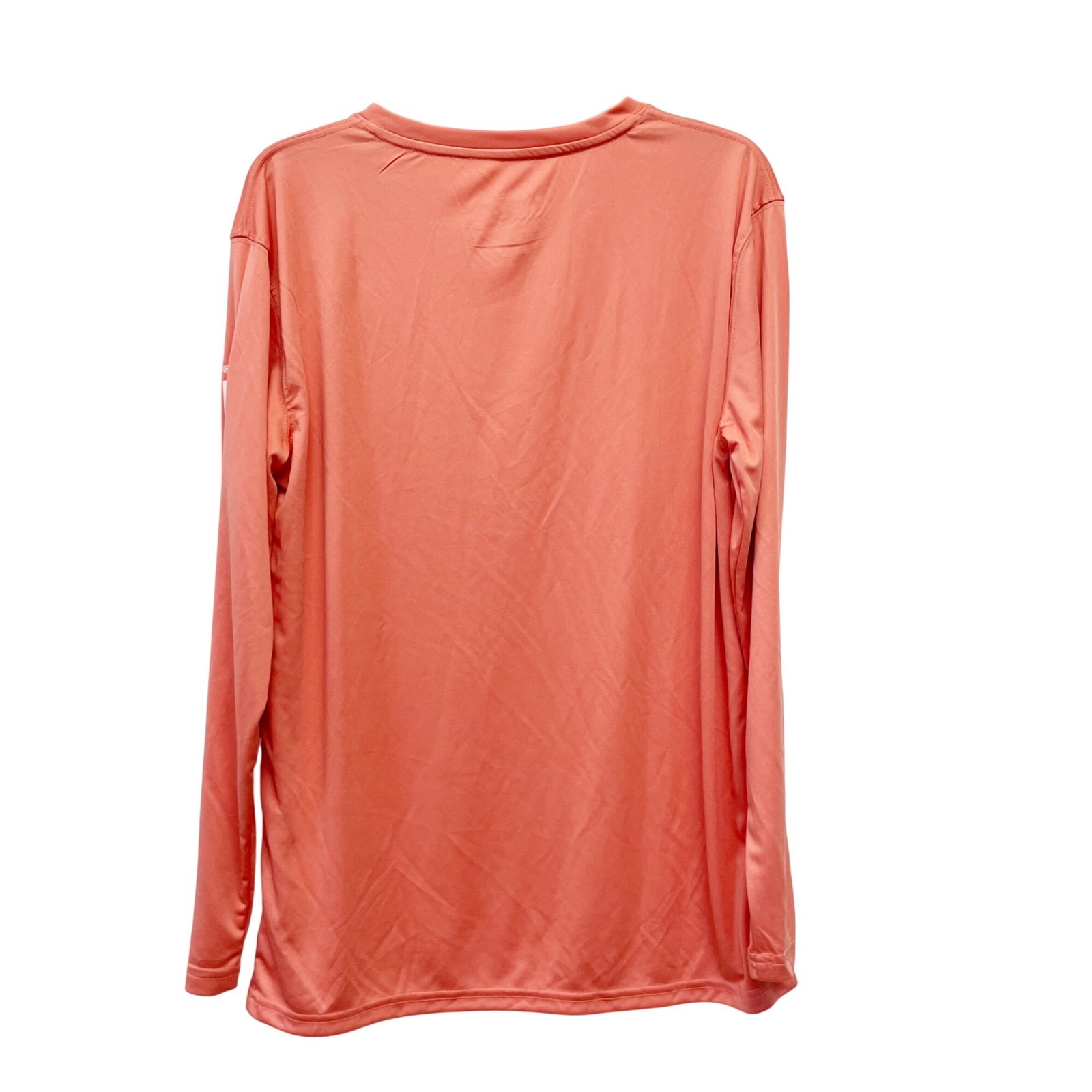 Costa Men's Technical Crew Shirt Coral Pink Orange Size Medium gallery