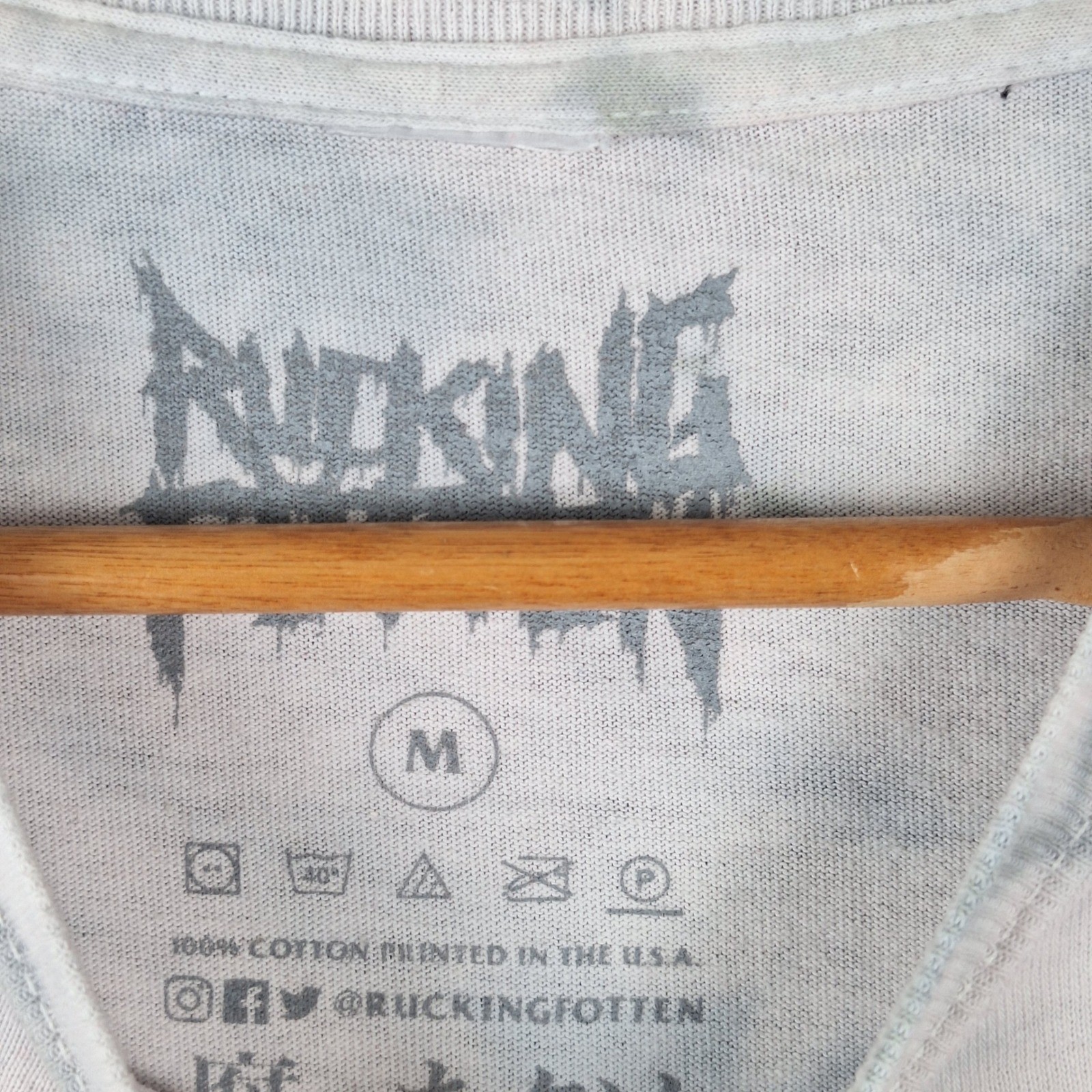 Rucking Fotten Shirt Medium They Live Horror Movie Japanese Tie Dye Roddy Piper gallery