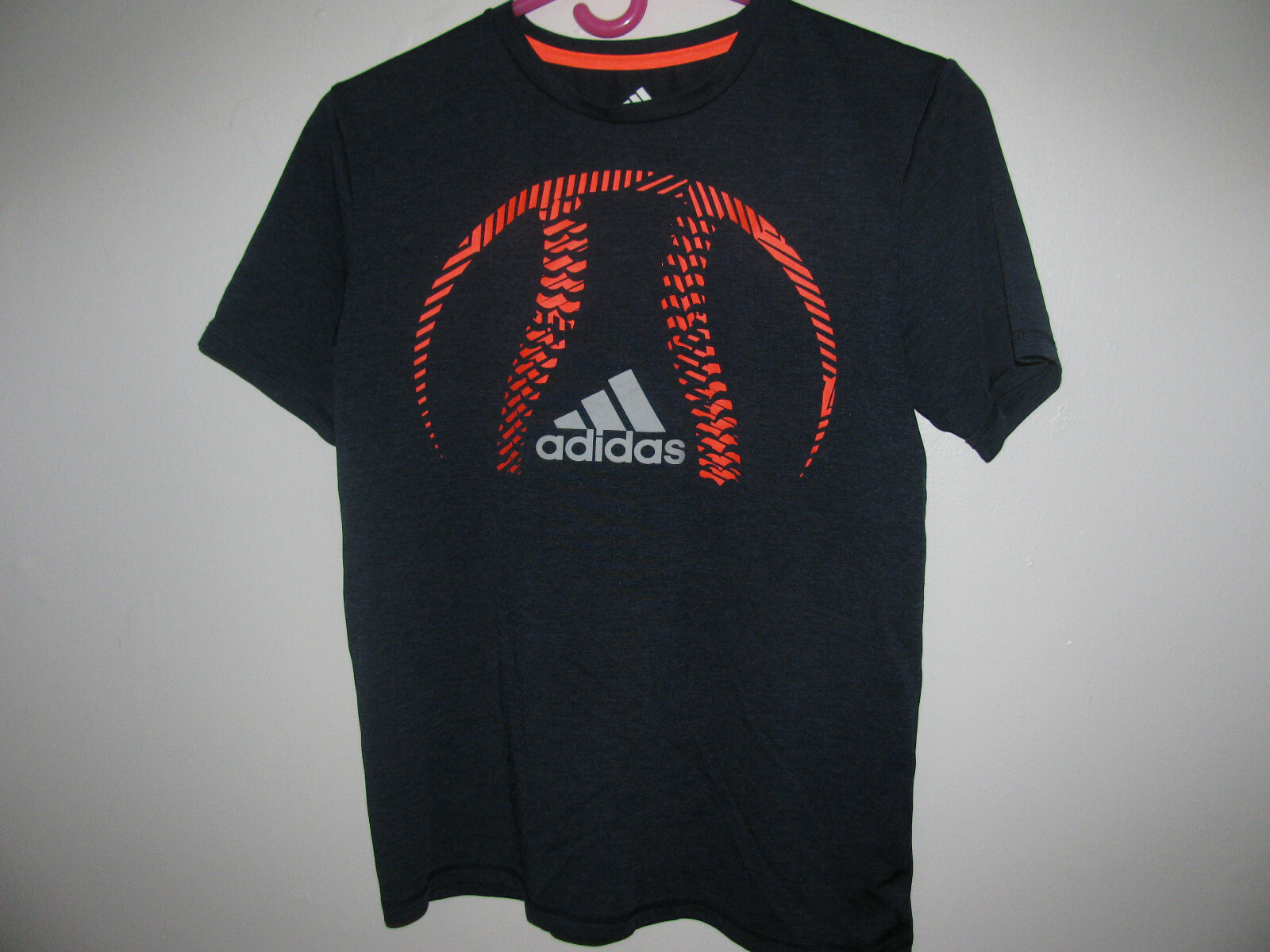 Used Adidas Climalite Shirt Teen Size L Hanger Not Included