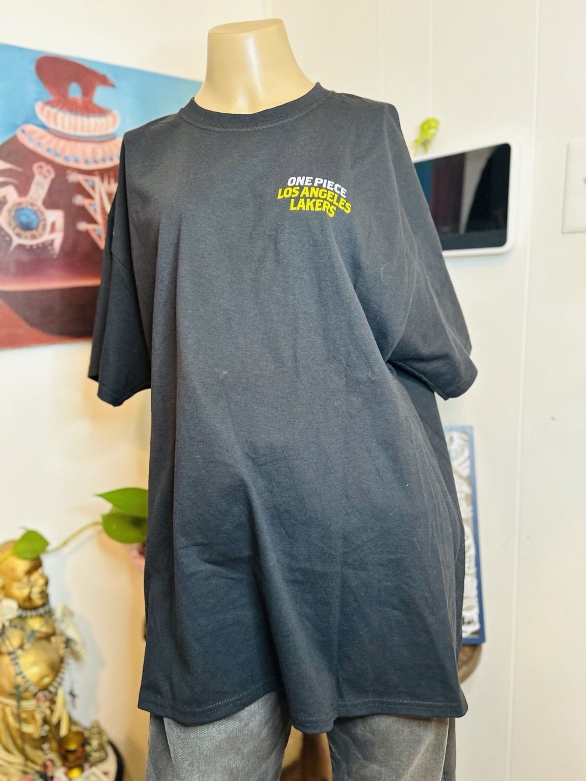 Lakers X One Piece Anime Collab T Shirt XL Giveaway SGA 2/28/25 Limited Luffy gallery