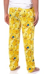 Pokemon Men’s Pikachu Allover Character Subtle Tie Dye Adult Pajama Pants